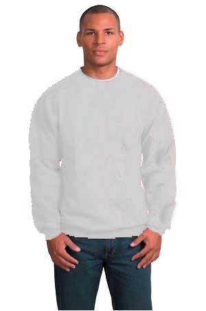 Unisex Sweatshirt with Logo - White