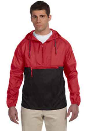 Giunta Adult Packable Nylon Jacket with Embroidered Logo